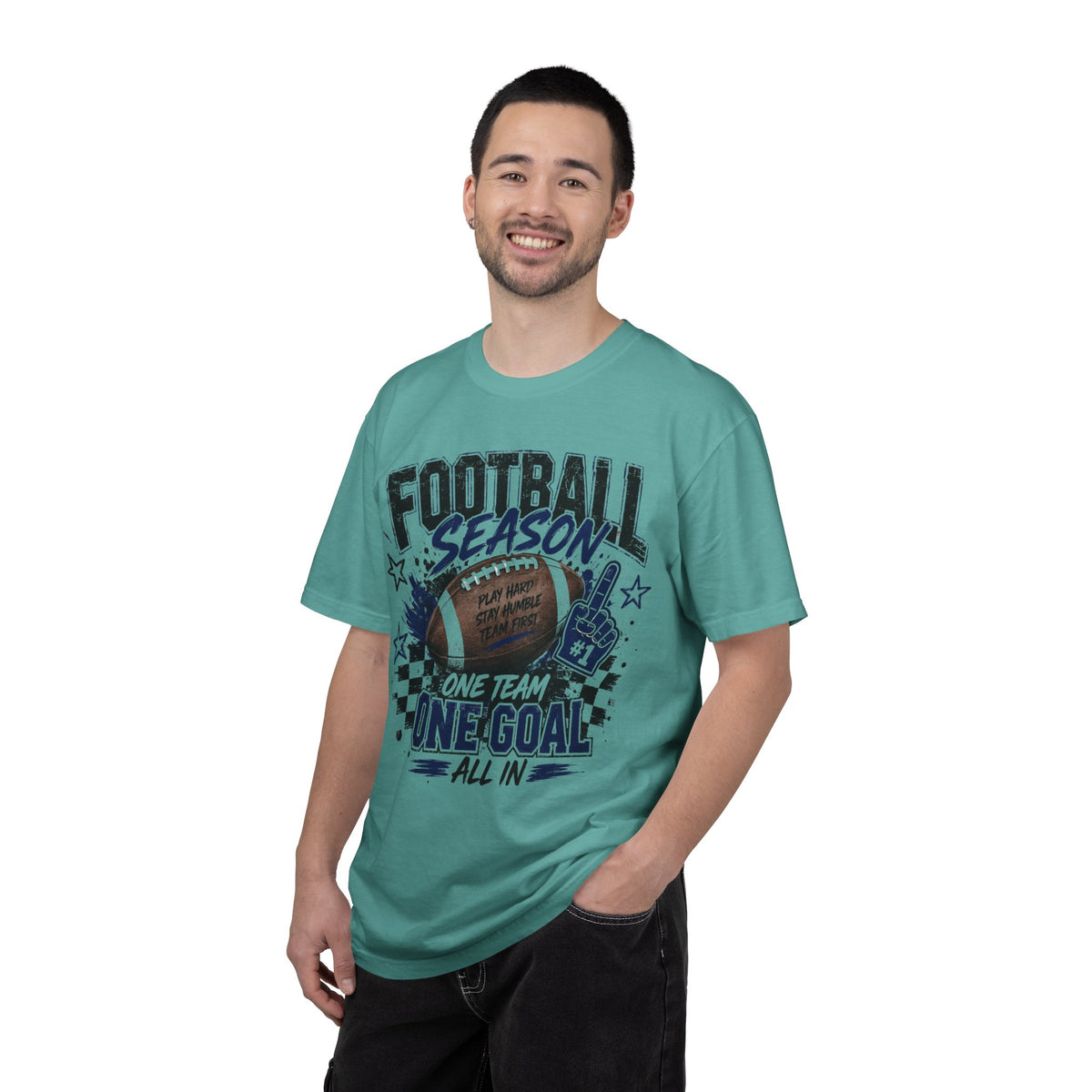 Football Season T-Shirt – “One Team, One Goal” Game Day Tee