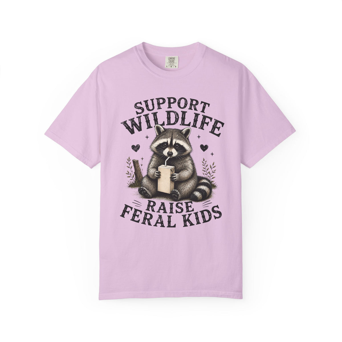 Support Wildlife Raise Feral Kids T-shirt
