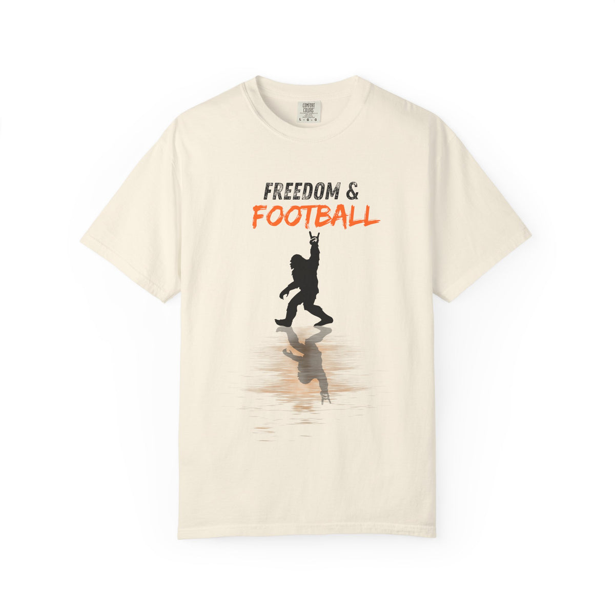 Freedom & Football T-Shirt — Silhouette Player Graphic Tee