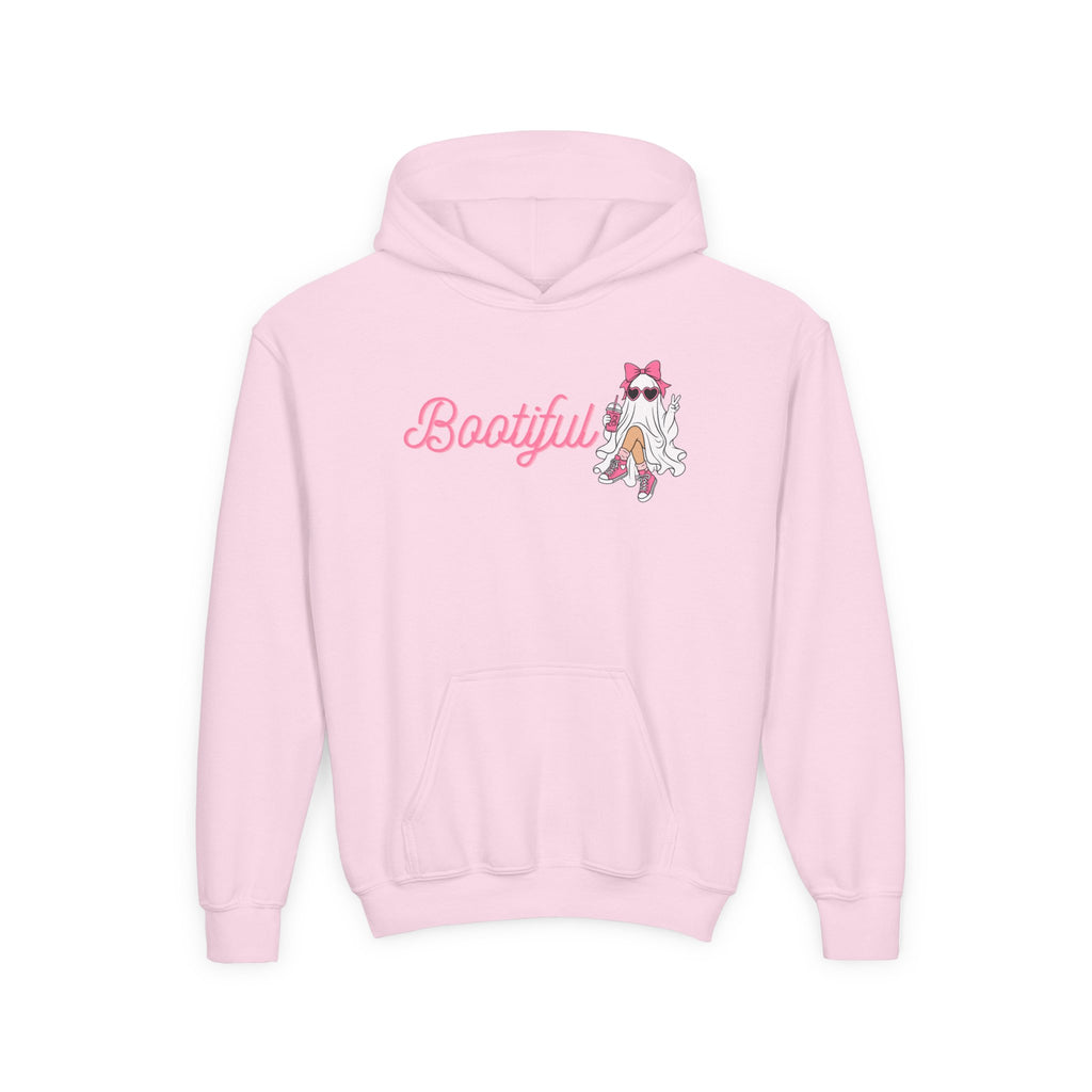 Youth Hoodie - "Bootyful" Cute Ghost Graphic Kids Pullover
