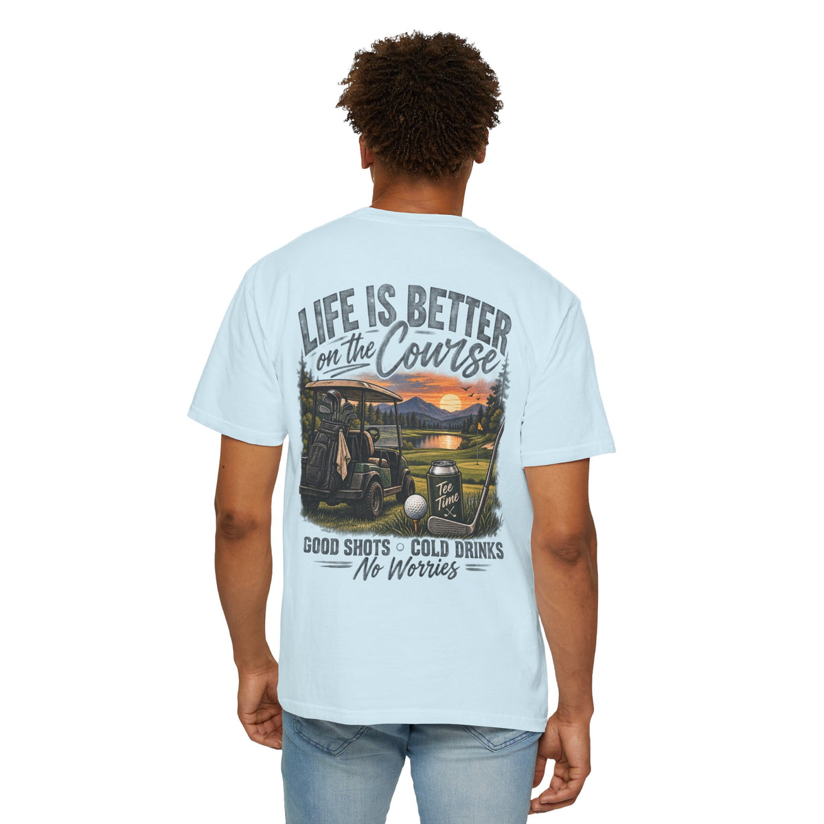 Golf T-Shirt — “Life Is Better on the Course” Graphic Tee