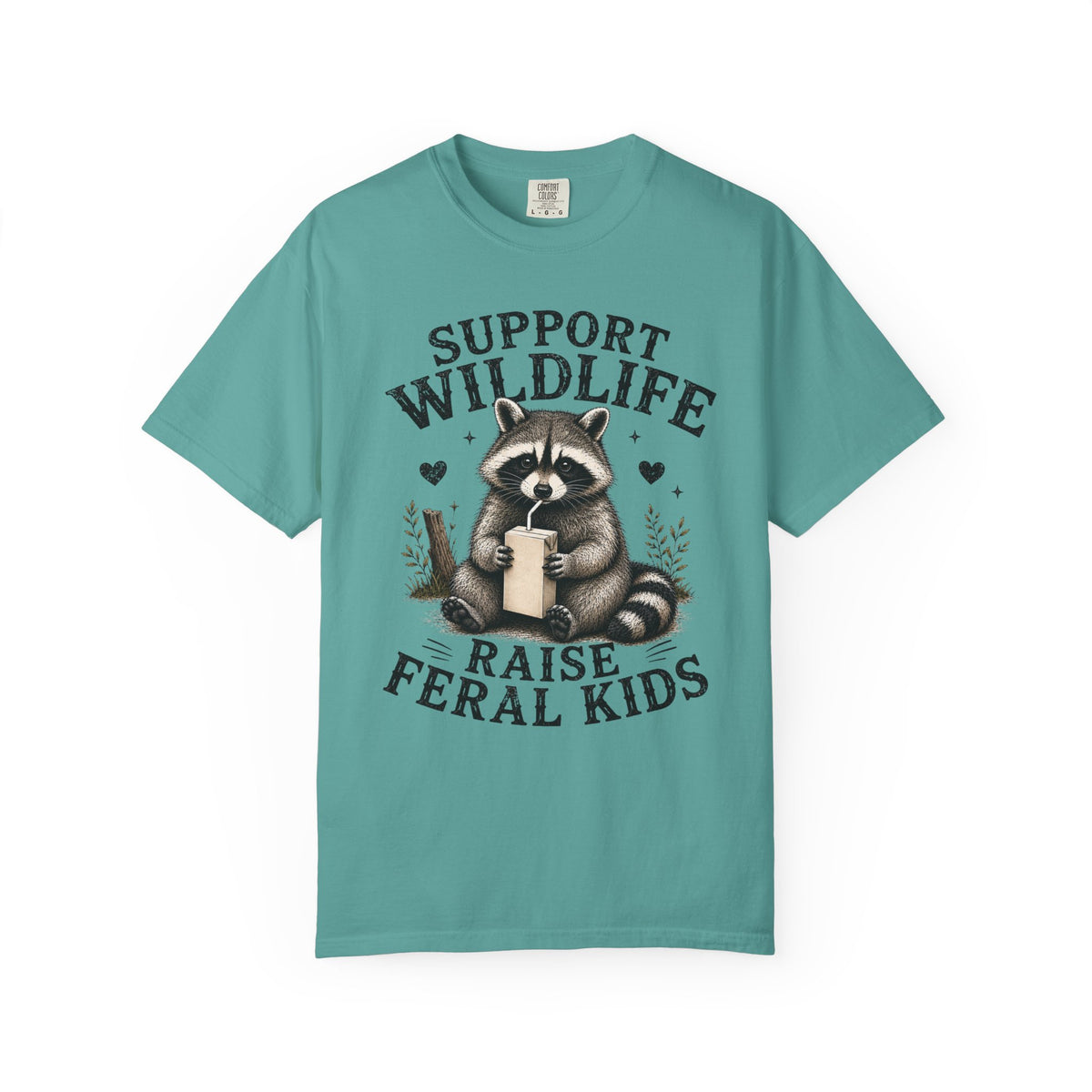 Support Wildlife Raise Feral Kids T-shirt