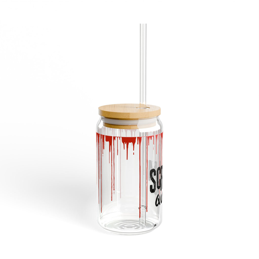 Sipper Glass — "Scream Queen" Blood Drip 16oz Reusable Tumbler