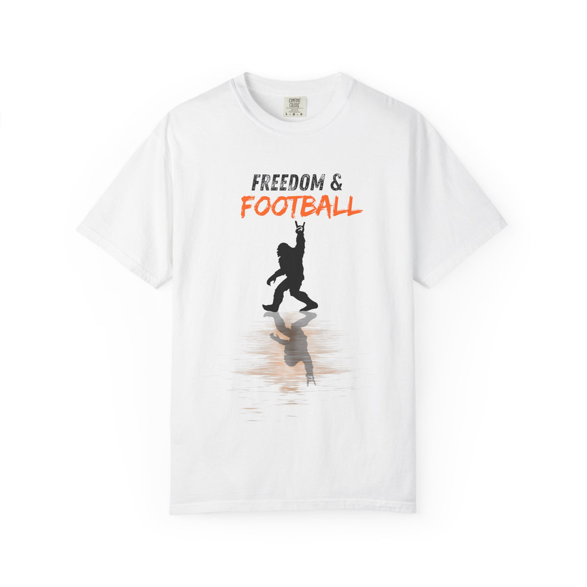 Freedom & Football T-Shirt — Silhouette Player Graphic Tee
