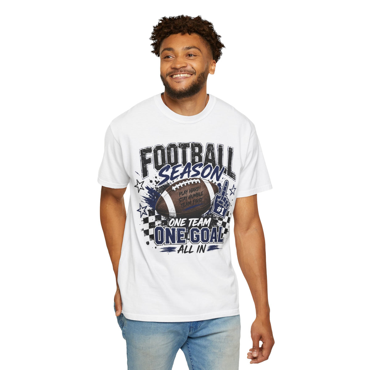 Football Season T-Shirt – “One Team, One Goal” Game Day Tee