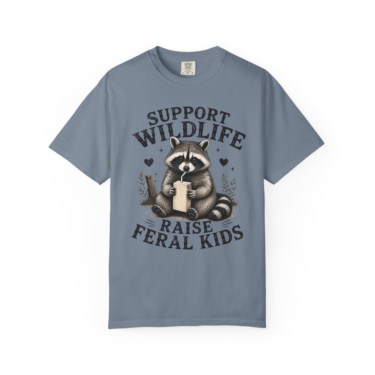 Support Wildlife Raise Feral Kids T-shirt