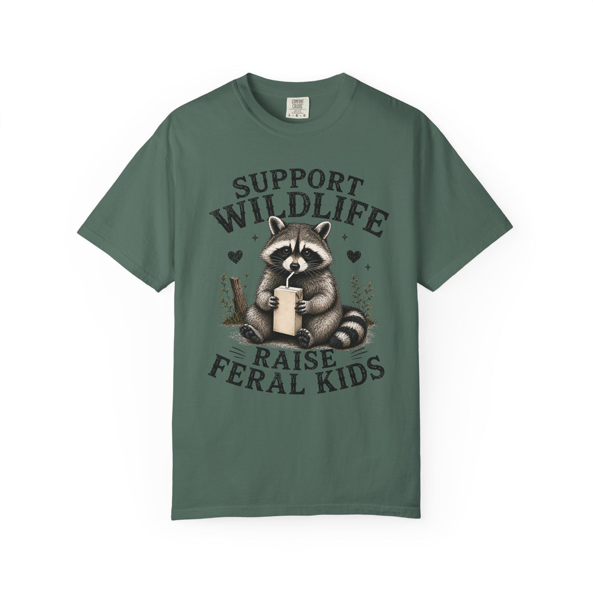 Support Wildlife Raise Feral Kids T-shirt