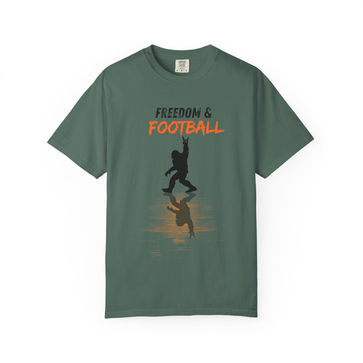 Freedom & Football T-Shirt — Silhouette Player Graphic Tee