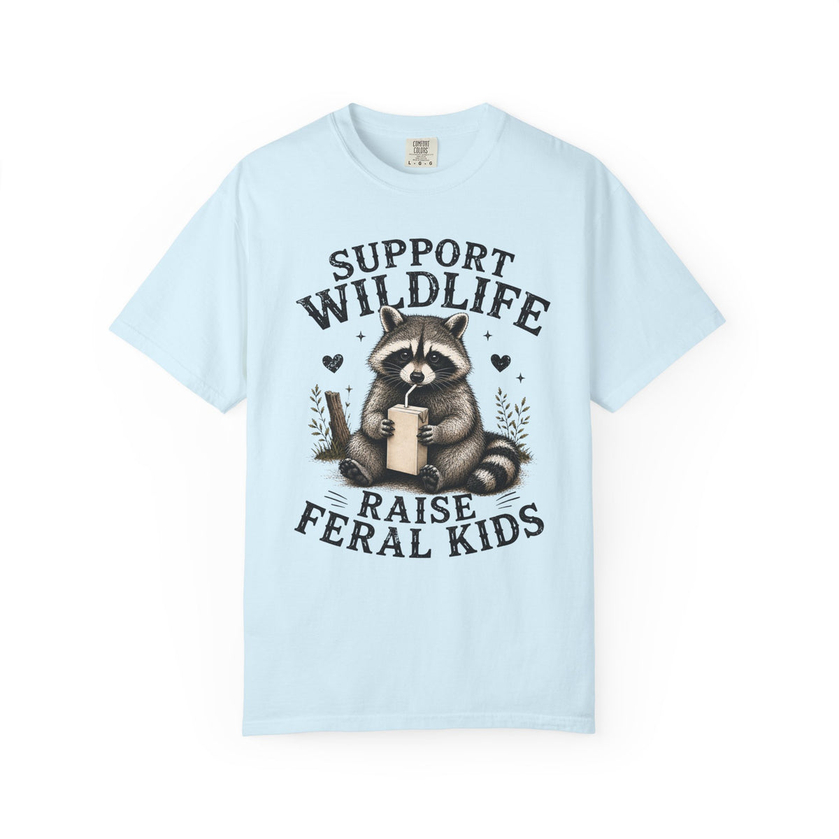 Support Wildlife Raise Feral Kids T-shirt