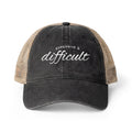 Women's Washed Mesh-Back Cap
