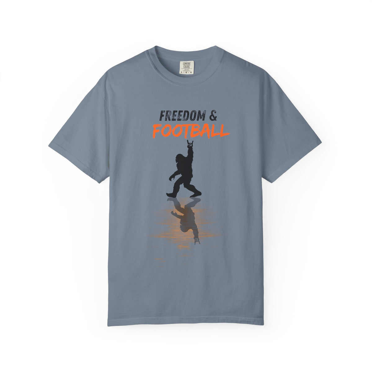 Freedom & Football T-Shirt — Silhouette Player Graphic Tee