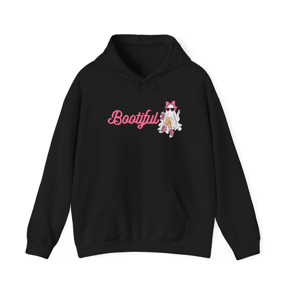 Bootyful Cat Graphic Hoodie — Cute Pink Kitty Design