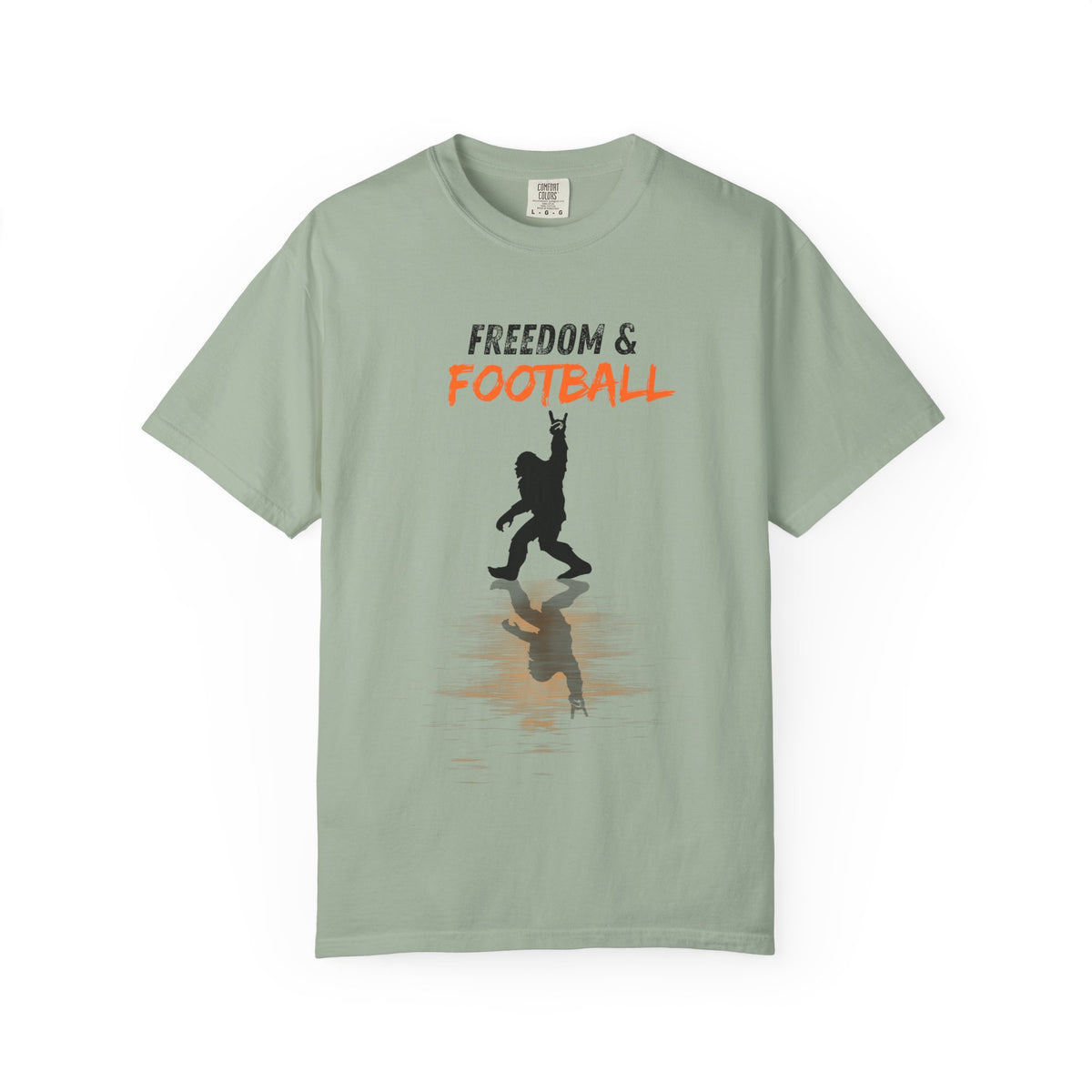 Freedom & Football T-Shirt — Silhouette Player Graphic Tee