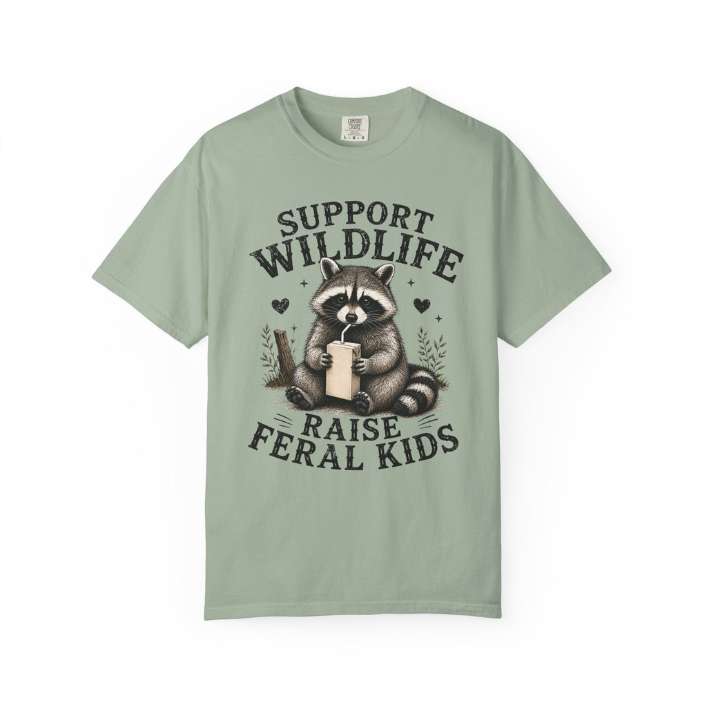 Support Wildlife Raise Feral Kids T-shirt