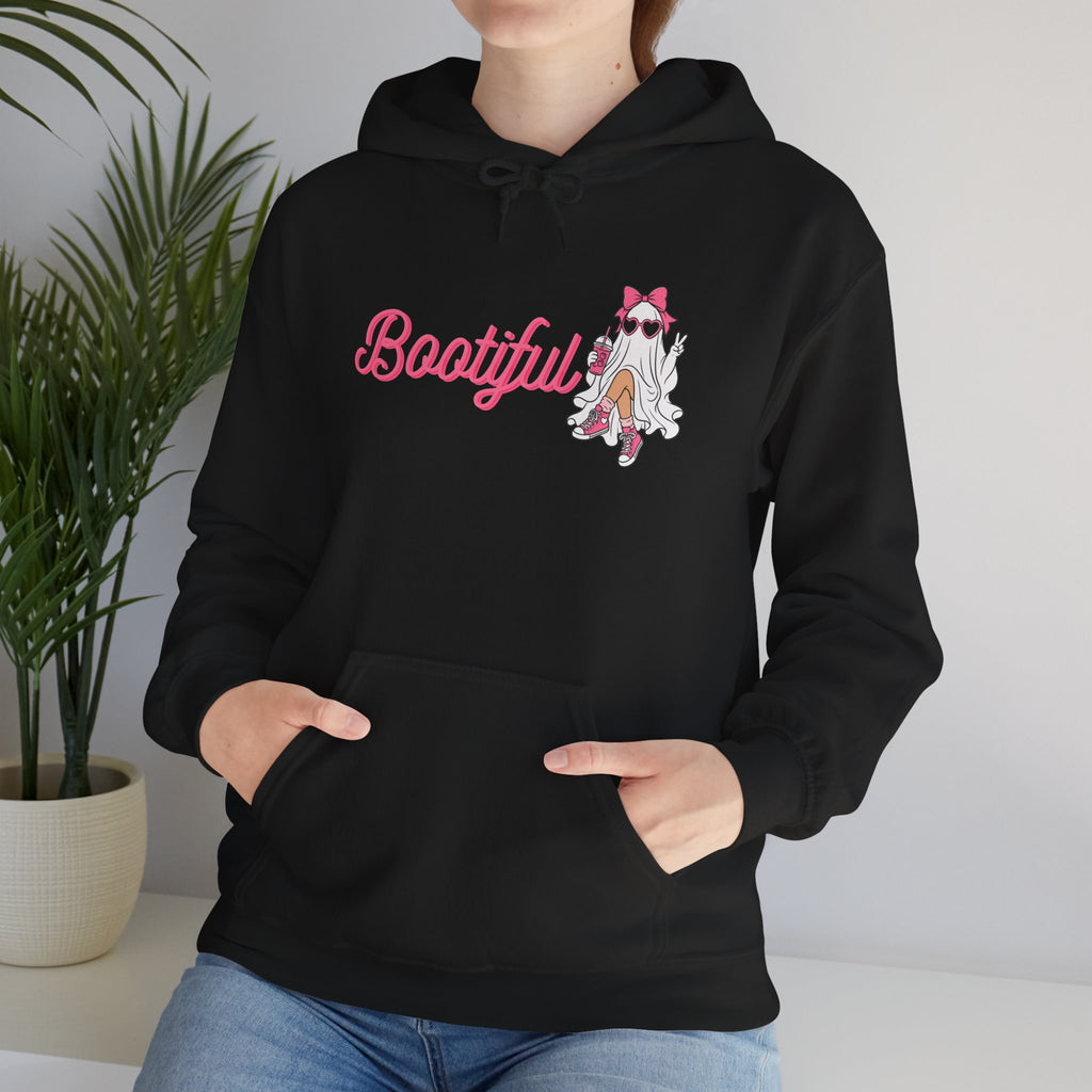 Bootyful Cat Graphic Hoodie — Cute Pink Kitty Design