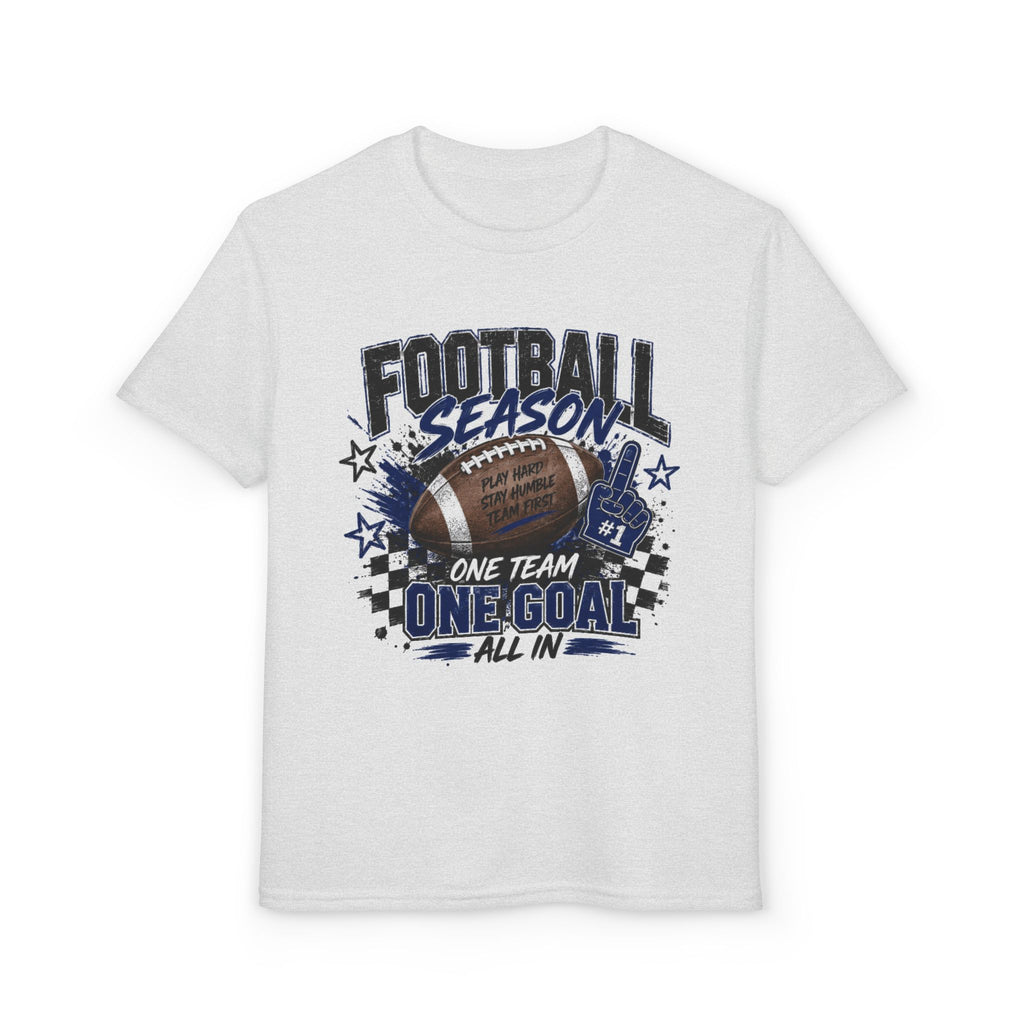 Youth Football Season T‑Shirt — "One Team One Goal" Sports Tee