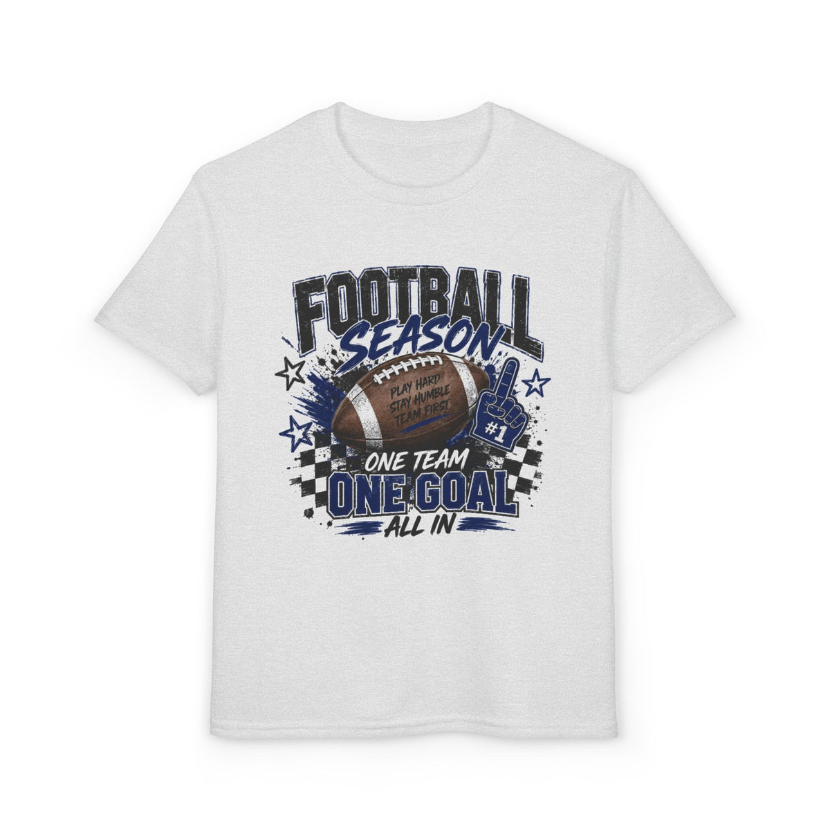 Youth Football Season T‑Shirt — "One Team One Goal" Sports Tee