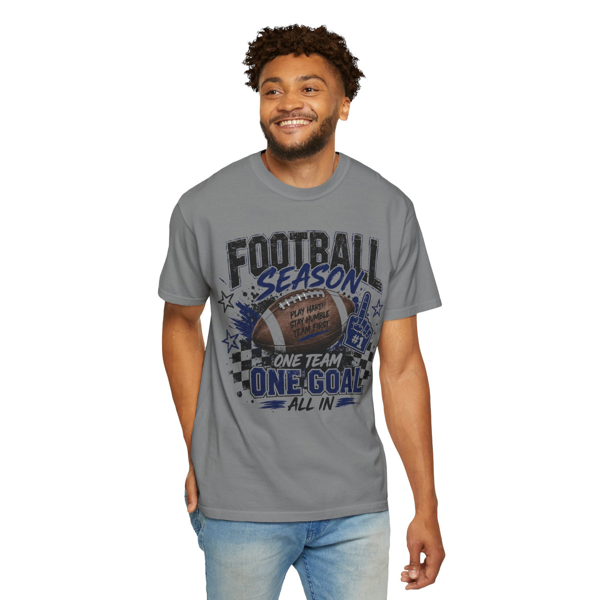 Football Season T-Shirt – “One Team, One Goal” Game Day Tee