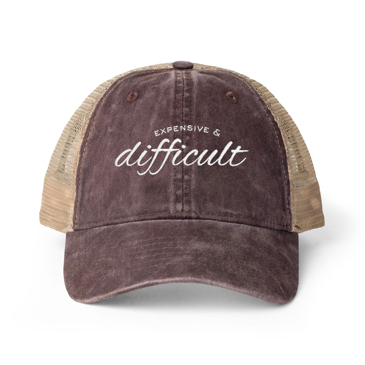 Women's Washed Mesh-Back Cap