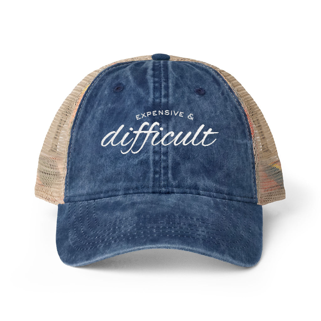 Women's Washed Mesh-Back Cap