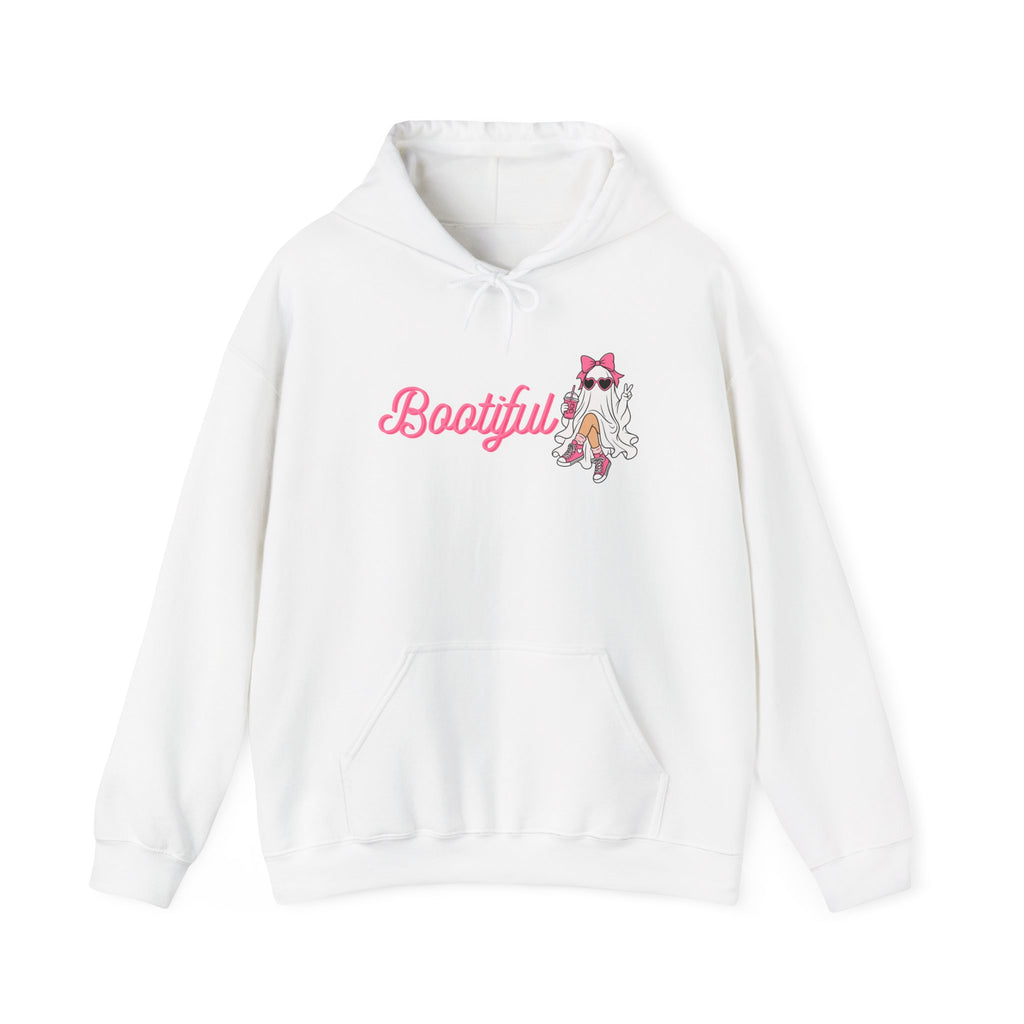 Bootyful Cat Graphic Hoodie — Cute Pink Kitty Design