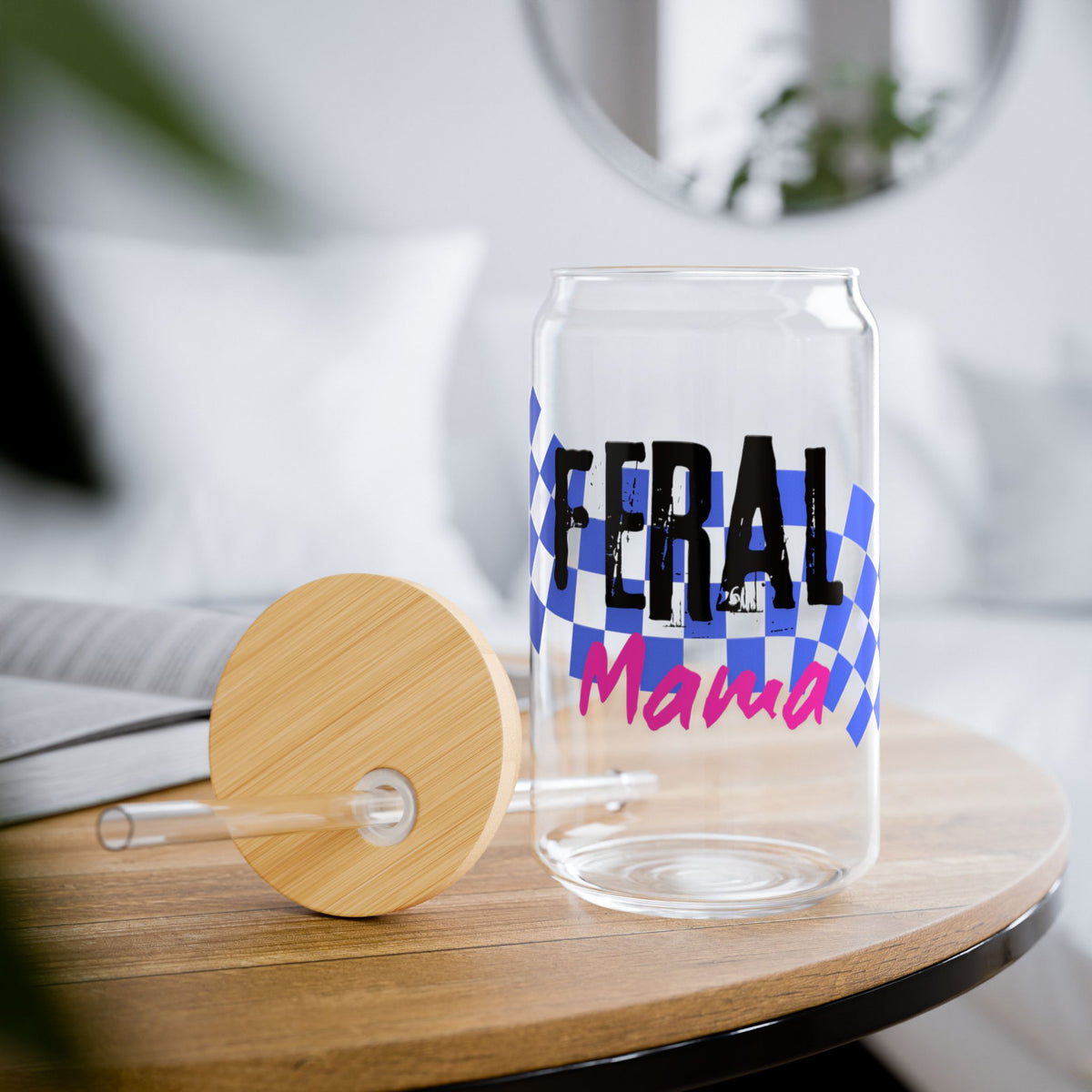 Feral Mama Sipper Glass