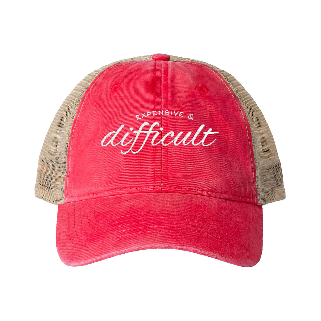 Women's Washed Mesh-Back Cap