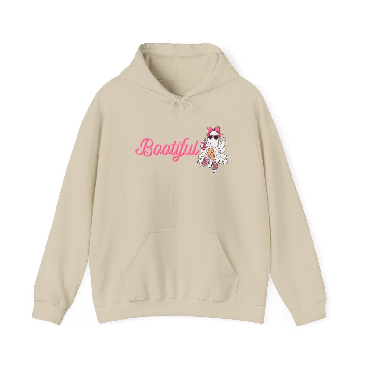 Bootyful Cat Graphic Hoodie — Cute Pink Kitty Design