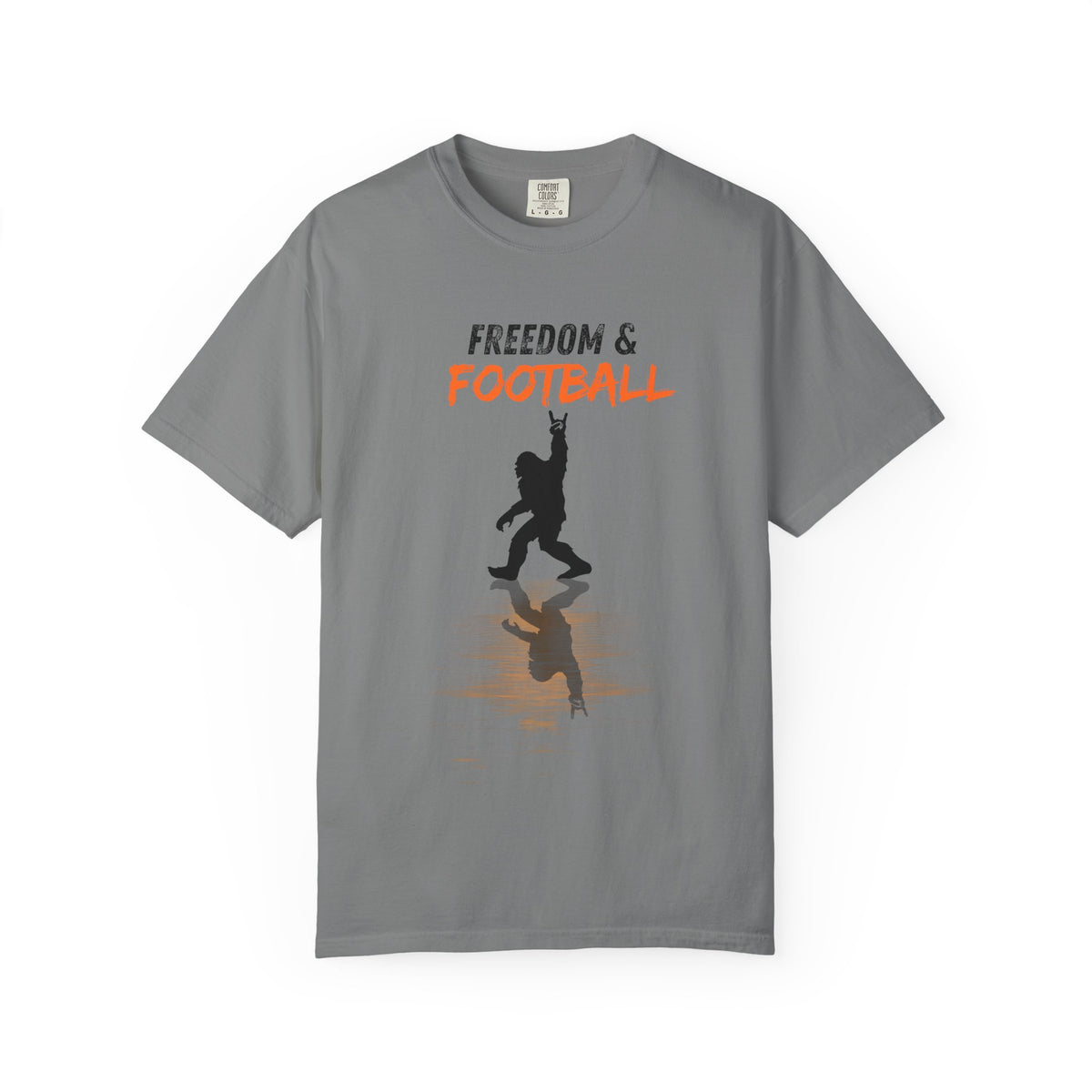 Freedom & Football T-Shirt — Silhouette Player Graphic Tee