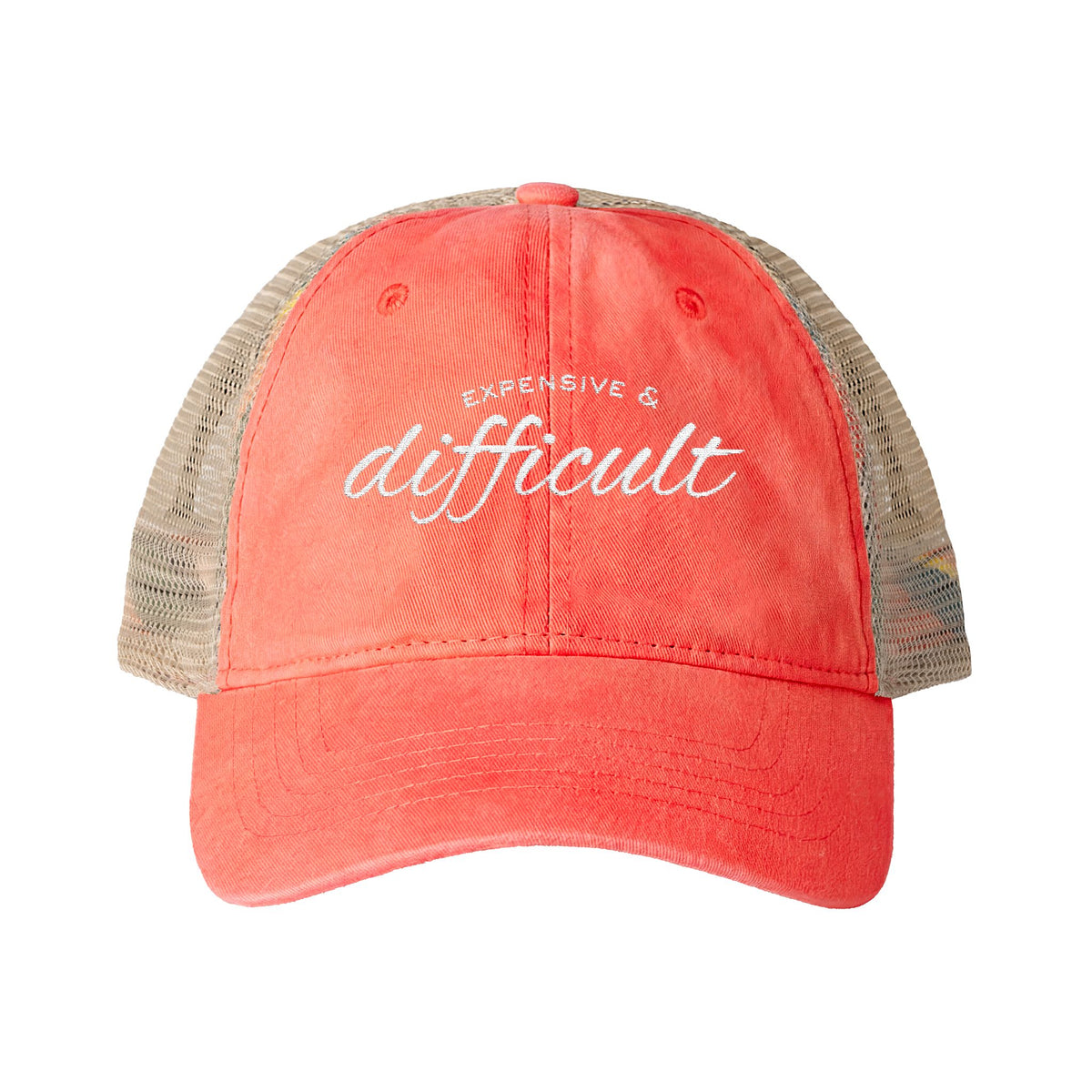 Women's Washed Mesh-Back Cap