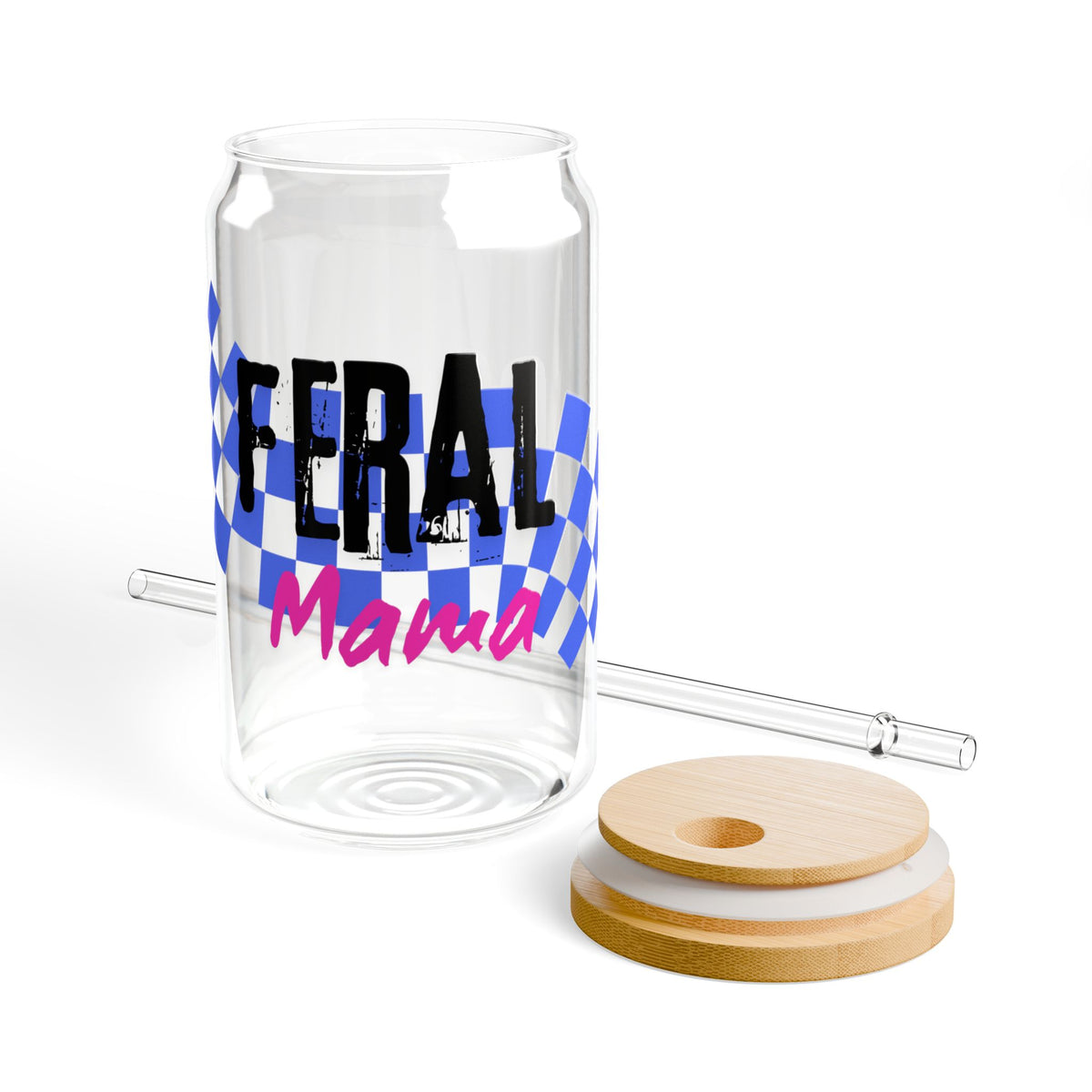 Feral Mama Sipper Glass