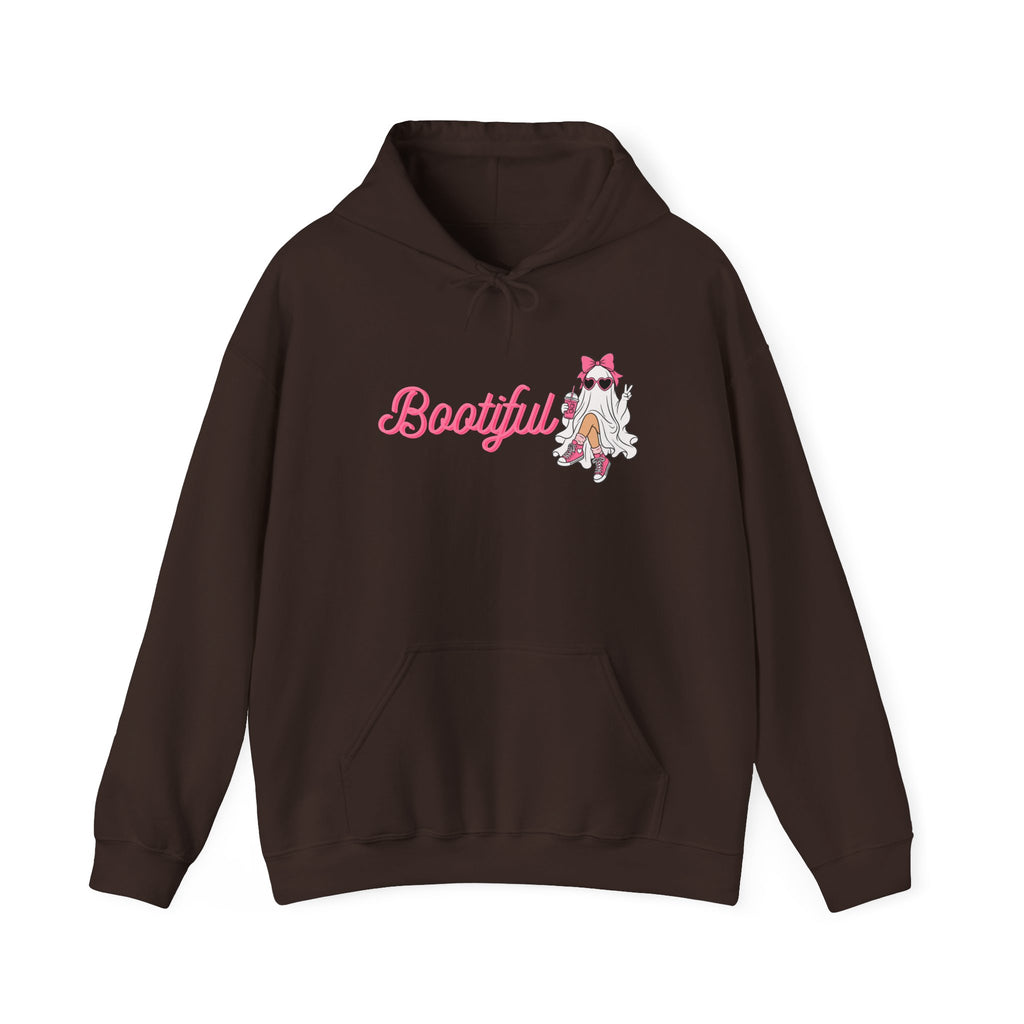 Bootyful Cat Graphic Hoodie — Cute Pink Kitty Design