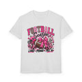 Youth Football Season T-Shirt – Pink Cheer Bow “Loud Proud Y’all”