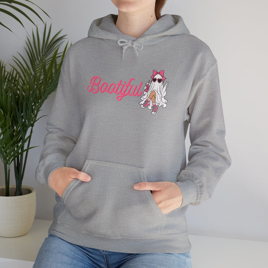 Bootyful Cat Graphic Hoodie — Cute Pink Kitty Design