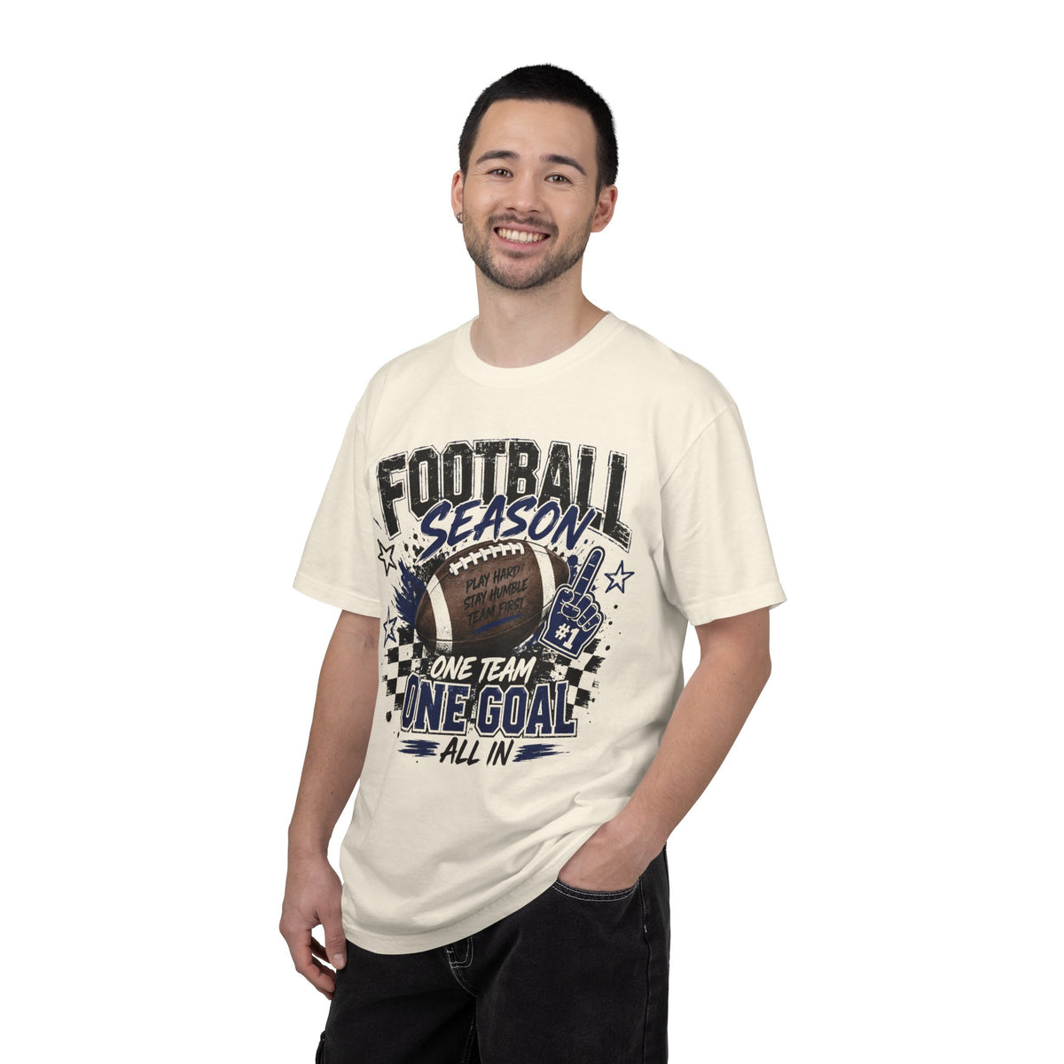 Football Season T-Shirt – “One Team, One Goal” Game Day Tee