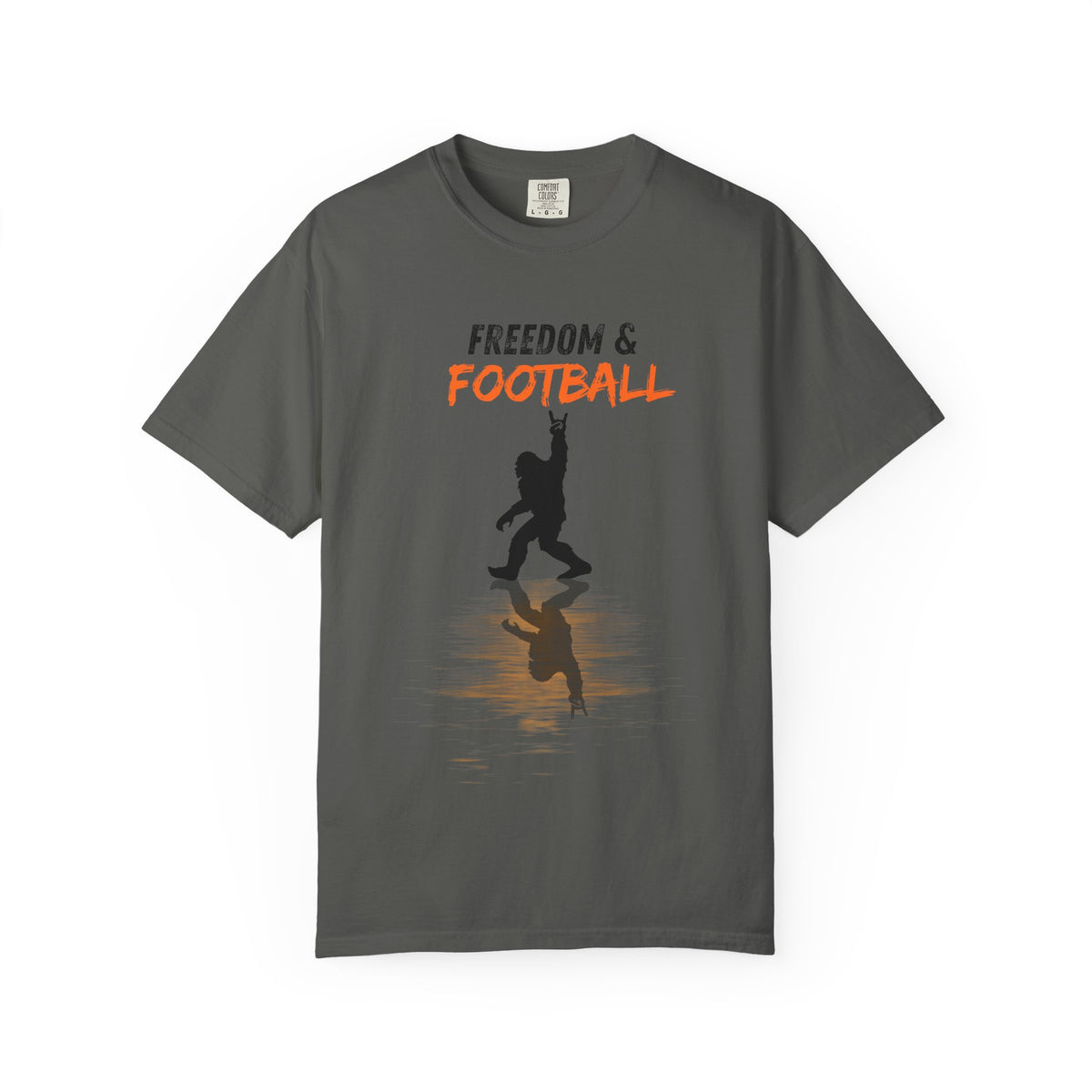Freedom & Football T-Shirt — Silhouette Player Graphic Tee